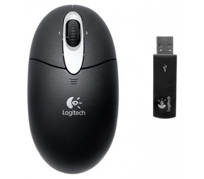 Logitech RX650 Cordless Optical Mouse Black USB