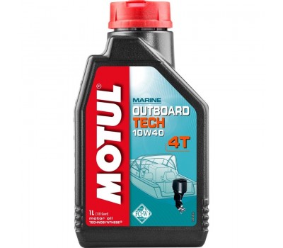 Motul outboard Technosynthese 4t 10W40 масло моторное 1 л