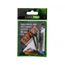 Вертлюжок Carp Pro № 4 + пыльник (5 шт)