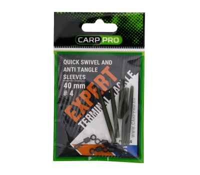 Вертлюжок Carp Pro № 4 + пыльник (5 шт)