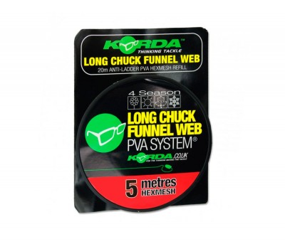 Сетка PVA KORDA запасная Longchuck Funnel Web Hexmesh 5м