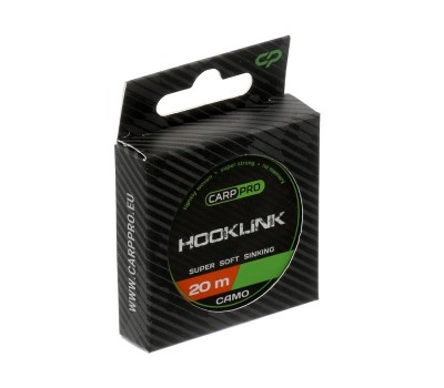 Поводковый материал Carp Pro Sinking Hooklink Camo 20м 25lb