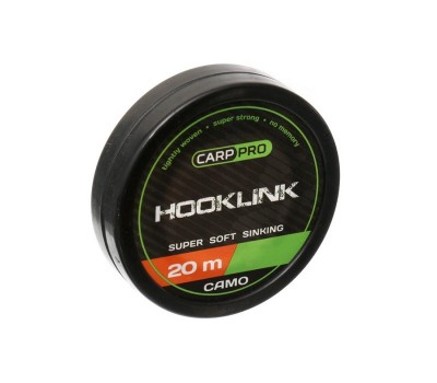Поводковый материал Carp Pro Sinking Hooklink Camo 20м 15lb