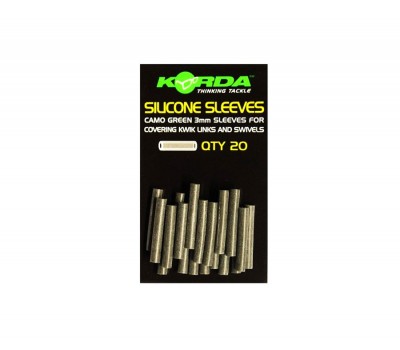 KORDA Трубка силиконовая Sleeves для защиты вертлюга 3мм Green