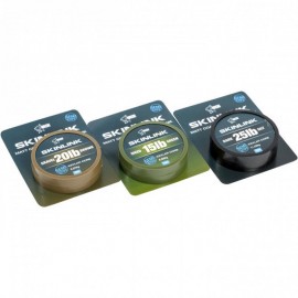 SkinLink Semi-Stiff 15lb Weed - поводочный материал в оплетке, полужесткий, зеленый