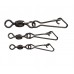 Фидерная застежка с вертлюгом Flagman Link Swivels S