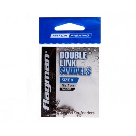 Фидерный двойной вертлюжок Flagman Double Link Swivels № ...