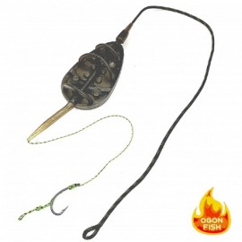 Карповый монтаж OGON FISH #4 Feeder Flat  60 gr 1 hook#4 For boiles