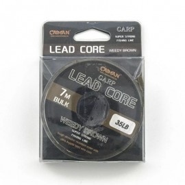 Лидкор Caiman Lead Core 7m 35lbs Weedy Brown 205856