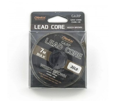 Лидкор Caiman Lead Core 7m 35lbs Weedy Brown 205856