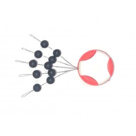 Стопор HITFISH Carp&Feeder S-6 RUBBER MULTI BEADS #1 (3 mm) (9 шт/уп)