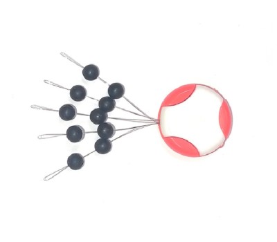 Стопор HITFISH Carp&Feeder S-6 RUBBER MULTI BEADS #1 (3 mm) (9 шт/уп)