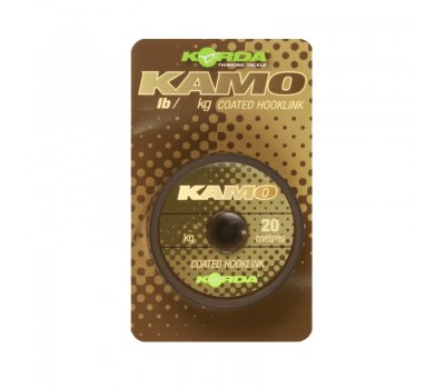 Поводковый материал KORDA Kamo Coated Hooklink 20lb