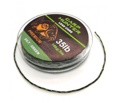 Лидкор CarpHunter PREMIUM 35lb (18кг) 3м (camo)