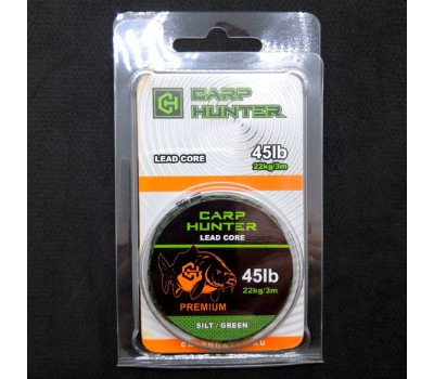Лидкор CarpHunter PREMIUM 45lb (22кг) 3м (camo)