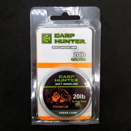 Поводковый материал CarpHunter PREMIUM 20lb (9,1кг) 10м (green camo)