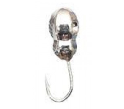 Морм. вольф. Fishing ROI Муравей гранёный с отверстием 4mm silver (M400)