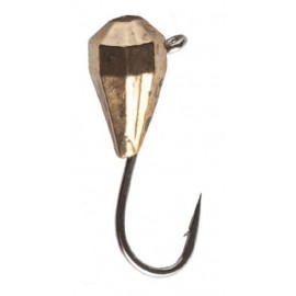 Мормышка Intech Ice Jig Капля грань с петелькой o2.8 01 золото