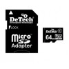 Карты памяти DeTech SD 64GB +adapt...