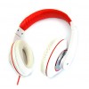 Наушники DeTech DT-780 White/Red
