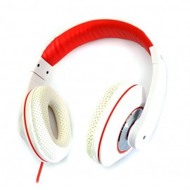 Наушники DeTech DT-780 White/Red