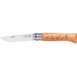 Нож Opinel №8 Animalia Заяц  дуб