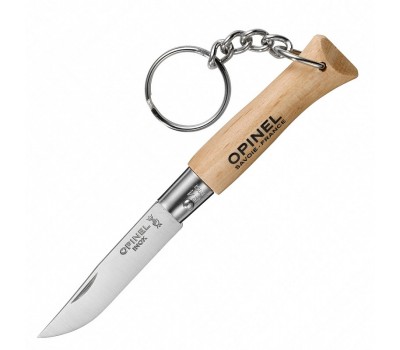 Нож Opinel №4, нержавеющая сталь, бук