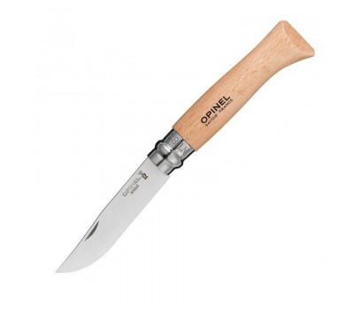 Нож Opinel №8, нержавеющая сталь, бук, 123080