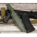 Нож Кизляр Витязь AUS-8 )чёрный стоунвош ц Олива