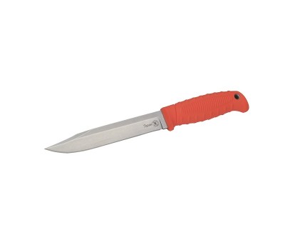 Нож Кизляр Таран AUS-8 Серый Stonewash Эластрон Оранжевый (015308)