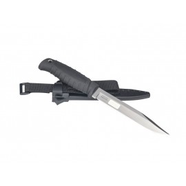 Нож Кизляр Таран AUS-8 Серый Stonewash Эластрон Черный (0...
