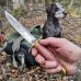 Нож Финка НКВД из стали 65Х13 ОРЕХ, КОЖА