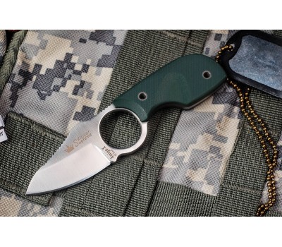 Шейный нож Amigo X  BT G10-BH Satin GREEN