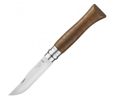 Нож Opinel №9, нержавеющая сталь, ореховая рукоять в картонной коробке, 002425