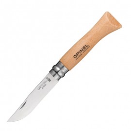Нож Opinel №6, нержавеющая сталь, бук, 123060