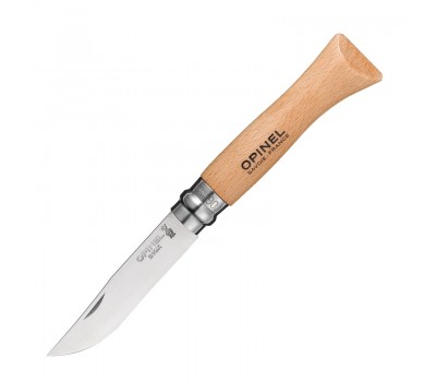 Нож Opinel №6, нержавеющая сталь, бук, 123060