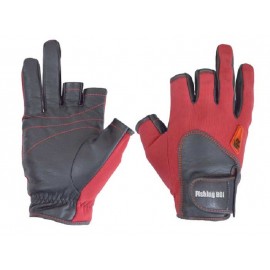 Перчатка спиннингиста Fishing ROI WK-11 red L (c 2 пальц.)