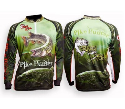 Реглан Crazy Fish Pike Hunter camo - XL