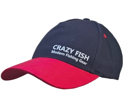Кепка Crazy Fish Modern blue-red
