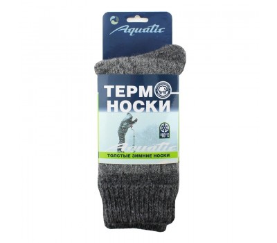 Термо-носки Aquatic ТН-08C (до -60С, цвет: серый, размер: 41-43)