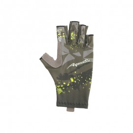 Перчатки для рыбалки летние Aquatic UPF50+ (цвет: camo da...