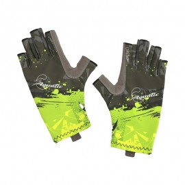 Перчатки для рыбалки летние Aquatic UPF50+ (цвет: camo li...