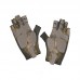Перчатки для рыбалки летние Aquatic UPF50+ (цвет: carp camo bronze, размер S/M)