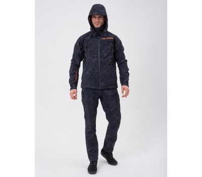 Костюм TRITON PRO -5 (SoftShell, Серо-Чёрный) (52-54 рост 182-188)