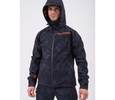 Костюм TRITON PRO -5 (SoftShell, Серо-Чёрный) (56-58 рост 170-176)