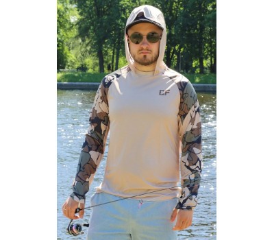 Худи CF Camo sleeves brown (L)