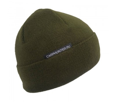 Шапка хаки CarpHunter Fleece Lined Beanie Hat (khaki)