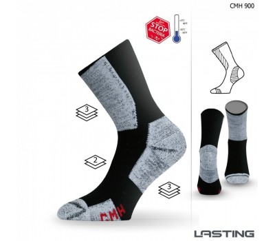 Носки Lasting CMH 901 polypropylene+acryl серый L(42-45)