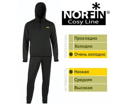 Дышащее белье NORFIN COSY LINE(чёрн.) 3007104-XL