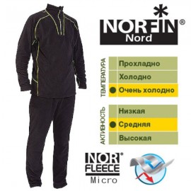 Термобельё микрофлисовое NORFIN NORD 3027004-XL